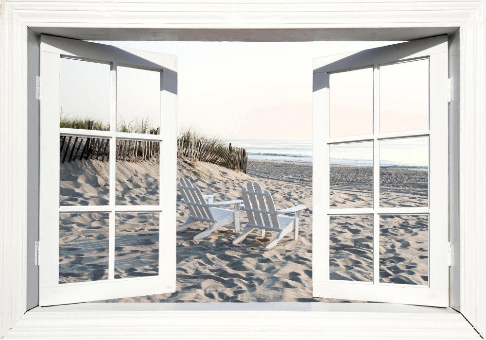 Window Beach Chairs & Footprints
